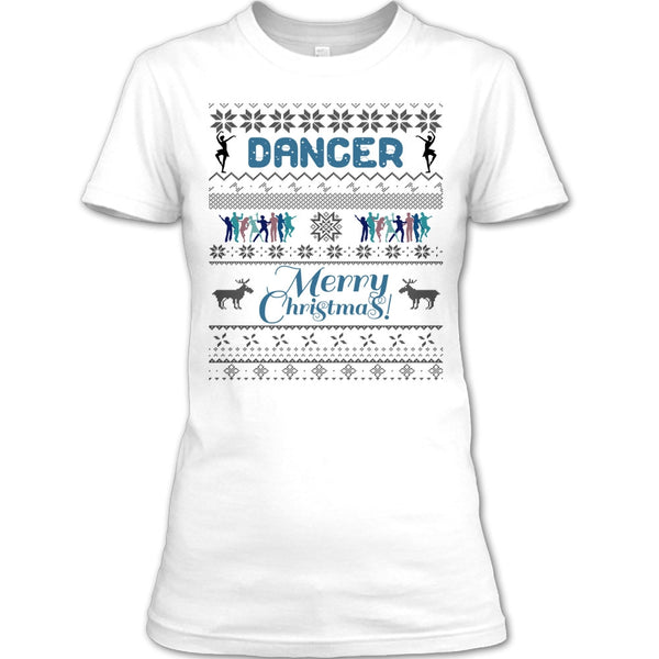 Dancer Merry Christmas T Shirt, Gift For Merry Christmas T Shirt