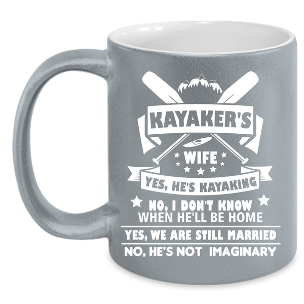 Kayaker's Wife Cup, Lovely Gift For Wedding Mug
