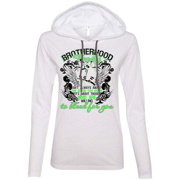 A black t-shirt with the shopify logo