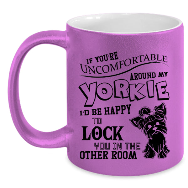 Cool Gift For Yorkie Lover Coffee Mug, My Yorkie Accent Mug