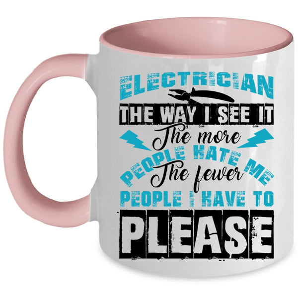 Awesome Electricians Coffee Mug, Electrician Accent Mug
