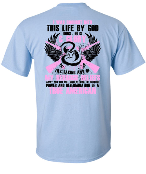 God Guns T Shirt, I Love Gunning T Shirt
