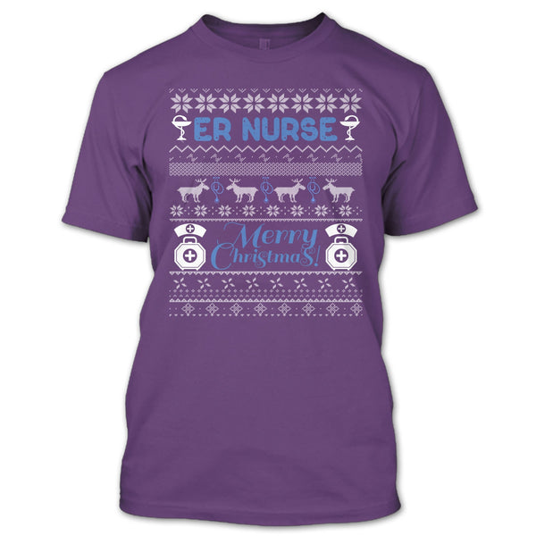 Er Nurse T Shirt, Merry Christmas T Shirt