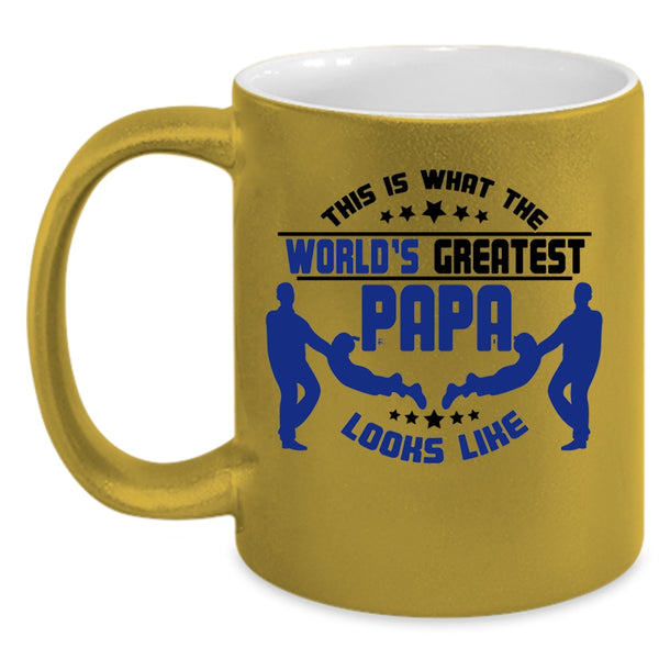 Cute Coffee Mug, What The World's Greatest Papa Looks Like Accent Mug