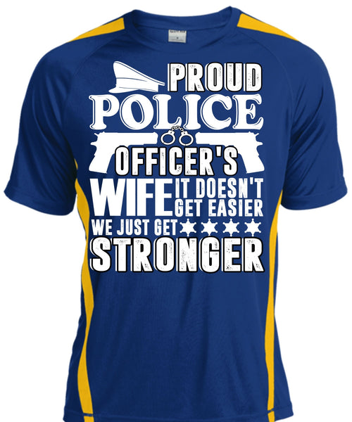 Proud Police Officer's Wife T Shirt, Being A Police T Shirt, Cool Shirt