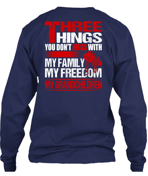 My Family My Freedom My Grandchildren T Shirt, Being A Grandkid T Shirt