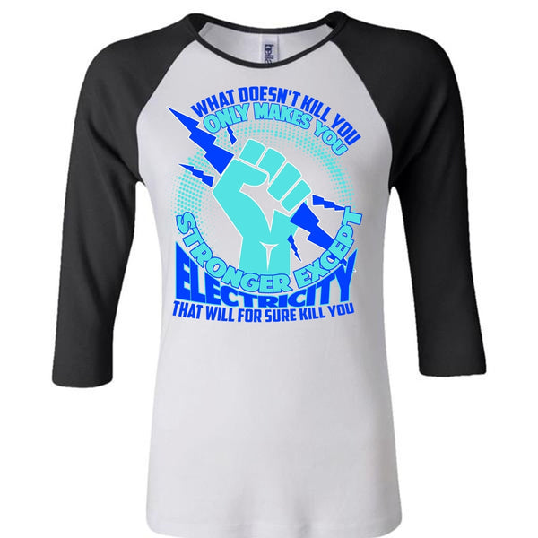 Stronger Except Electricity T Shirt, I Love Electrician T Shirt, Awesome T-Shirts