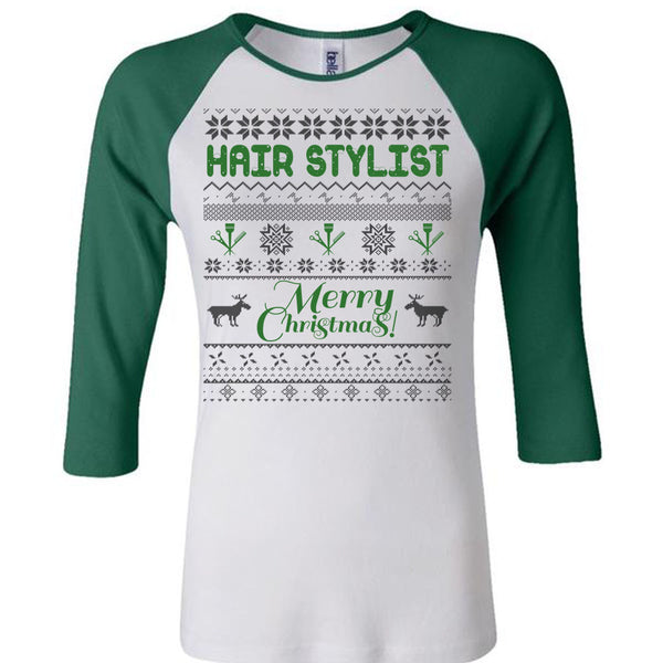 Hair Stylist Merry Christmas T Shirt, I Love Hair Stylist T Shirt, Awesome T-Shirts