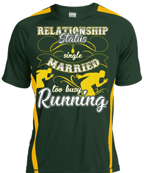 Married Too Busy Running T Shirt, I Love Running T Shirt, Cool Shirt