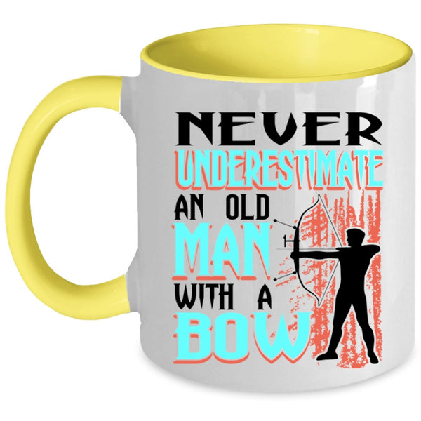 Awesome Grandpas Coffee Mug, An Old Man With A Bow Accent Mug