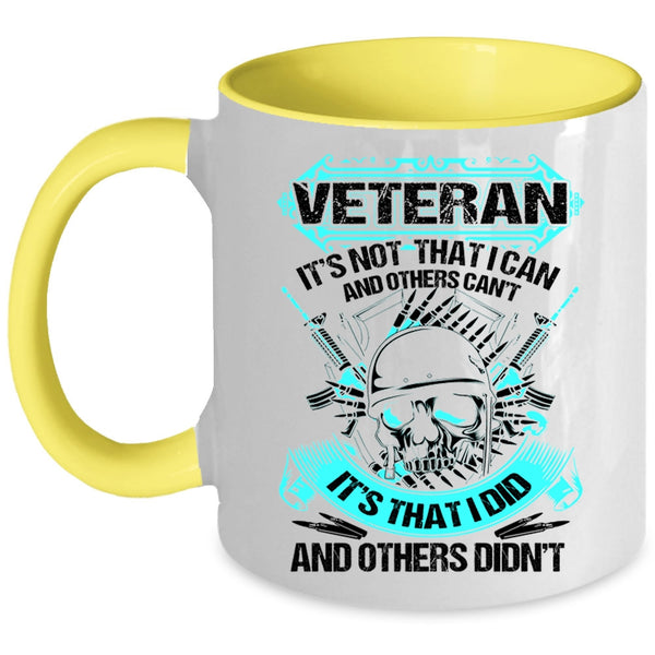Awesome Gift For Grandpa Coffee Mug, Veteran Accent Mug