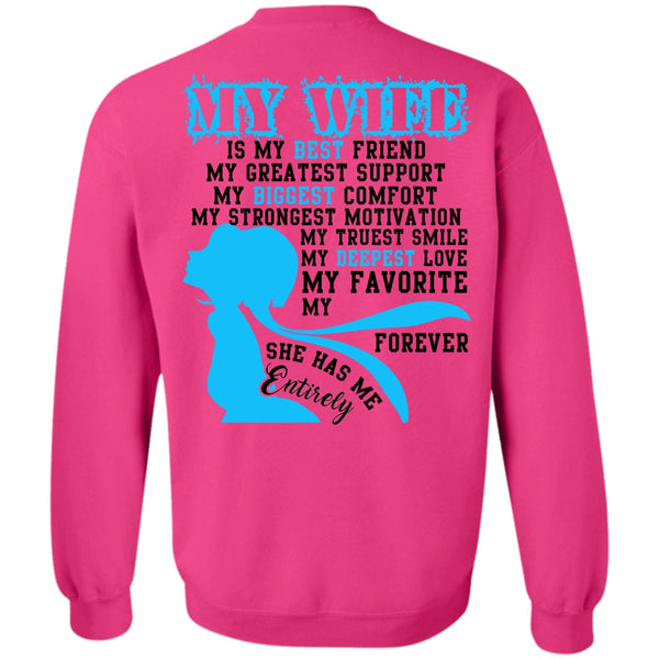 I Love Wife T Shirt, My Wife Is My Best Friend Sweatshirt