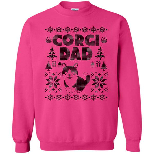 Gift For Merry Christmas T Shirt, Corgi Dad Sweatshirt