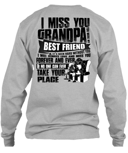 I Miss You Grandpa T Shirt, I Love Grandpa T Shirt