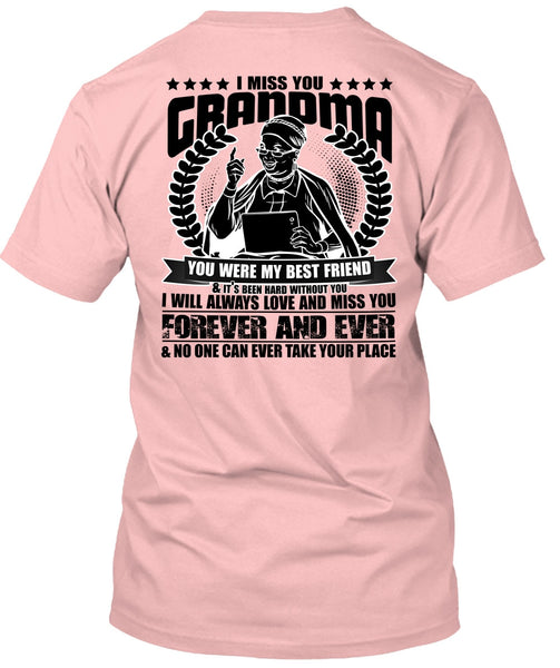 I Miss You Grandma T Shirt, I Love Nana T Shirt