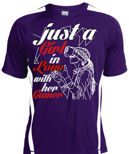 Just A Girl In Love With Her Gamer T Shirt, Being A Gamer T Shirt, Cool Shirt