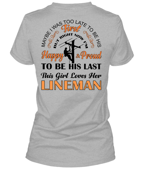 This Girl Loves Her Lineman T Shirt, My Job T Shirt