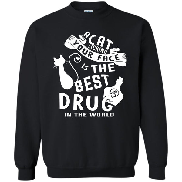 A black t-shirt with the shopify logo