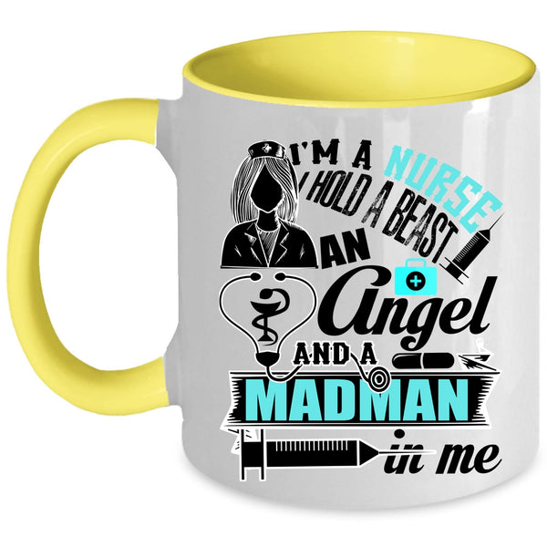 Funny Gift For Nurses Coffee Mug, I'm A Nurse Accent Mug