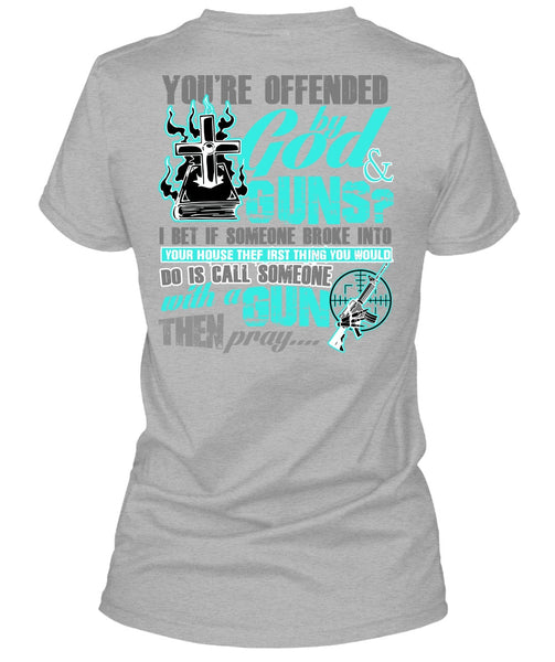 God And Guns T Shirt, I Love Gun T Shirt