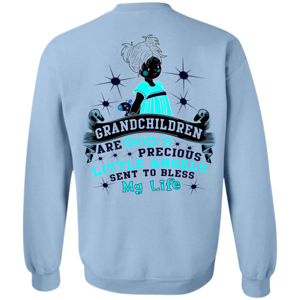 Being A Grandson T Shirt, Grandchildren Are God's Precious Little Angels Sweatshirt