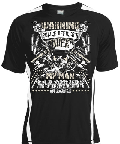 A black t-shirt with the shopify logo