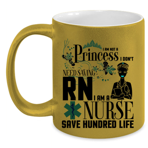 Pretty Daughter Coffee Mug, I Am A Nurse Accent Mug