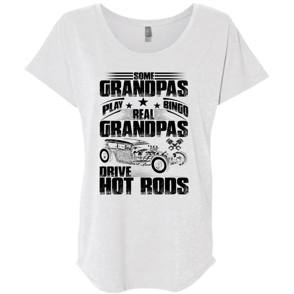 Real Grandpas Drive Hot Rods T Shirt, I Love Biker T Shirt, Awesome T-Shirts