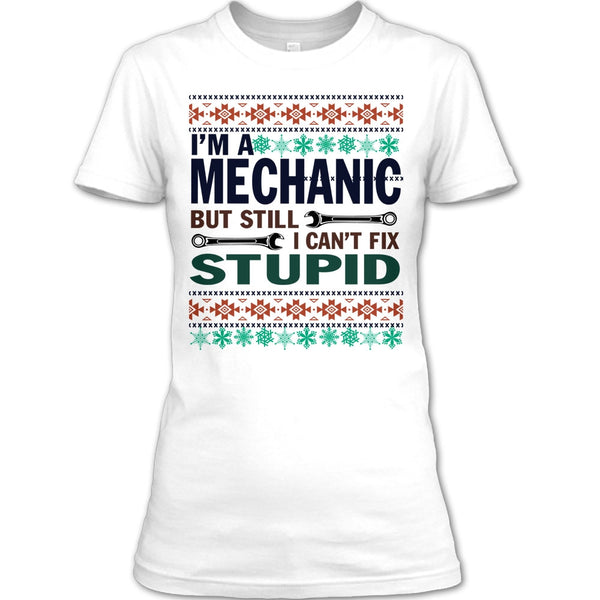 I'm A Mechanic T Shirt, Merchanic Merry Christmas T Shirt