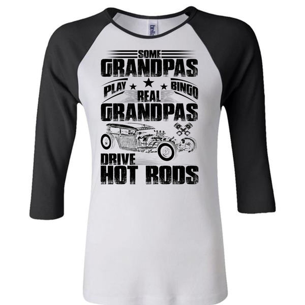 Real Grandpas Drive Hot Rods T Shirt, I Love Biker T Shirt, Awesome T-Shirts