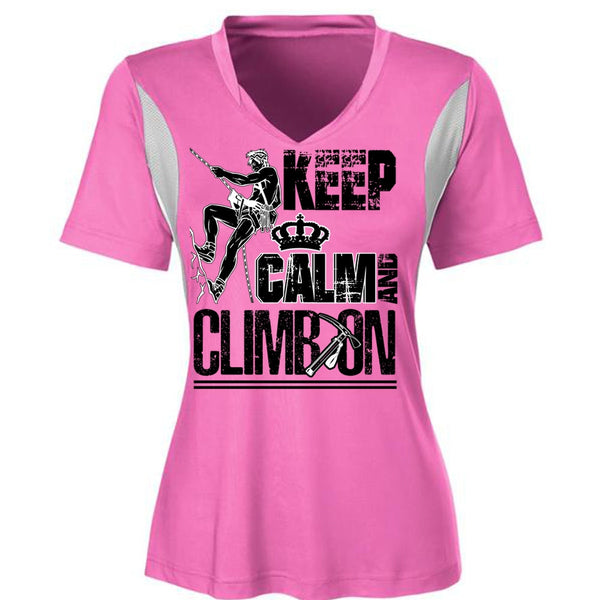 Keep Calm And Climb On T Shirt, I Love Mountain T Shirt, Awesome T-Shirts