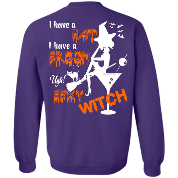 I Have A Broom T Shirt, Wait For Halloween Sweatshirt
