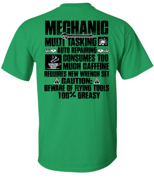 Mechanic Multitasking T Shirt, I Love Mechanic T Shirt