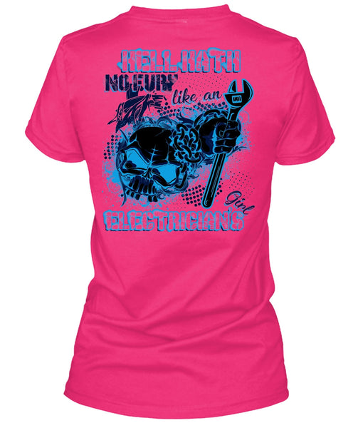 Like An Electrician's Girl T Shirt, I Love Electrician T Shirt