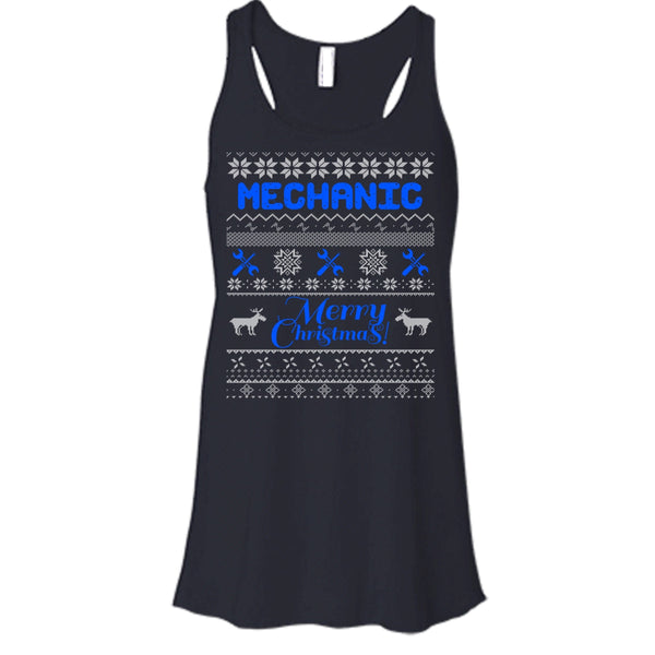 Mechanic Merry Christmas T Shirt, Coolest Mechanic T Shirt, Cool T Shirt