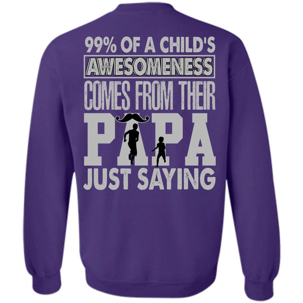 Child's Awesomeness T Shirt, I Love Dad Sweatshirt