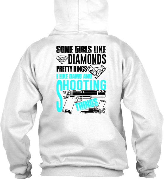 I Like Camo And Shooting Things T Shirt, I Love Gun T Shirt