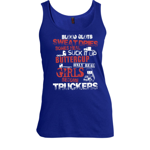 Only Rel Girls Become Truckers T Shirt, Coolest Trucker T Shirt, Cool T Shirt