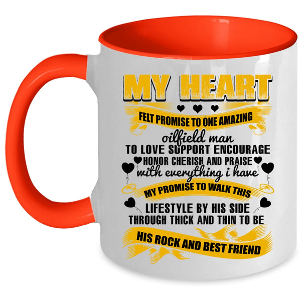 To Be His Best Friend Coffee Mug, I Love Oilfield Man Accent Mug