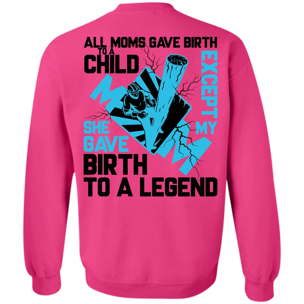 I Love Lineman T Shirt, All Moms Gave Birth To A Child Sweatshirt