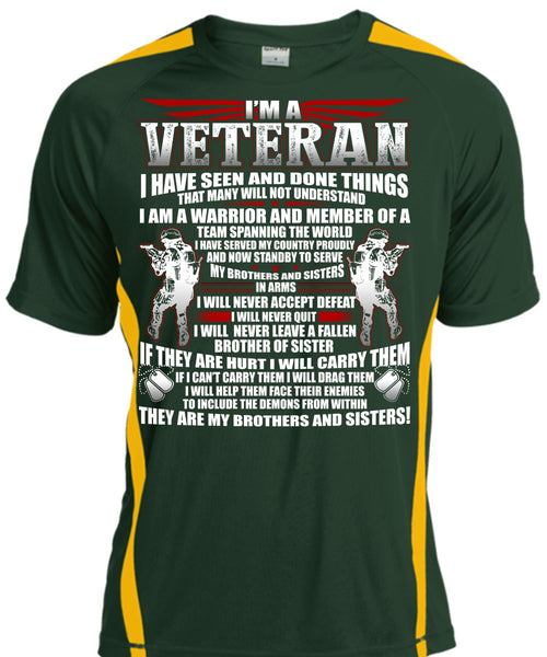 I'm A Veteran T Shirt, My Brothers And Sisters T Shirt, Cool Shirt