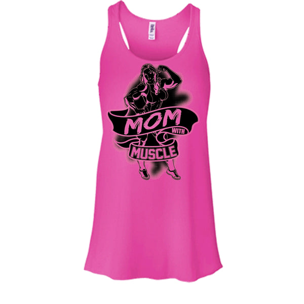 Mom With Muscle T Shirt, Coolest Gymming Tank Top