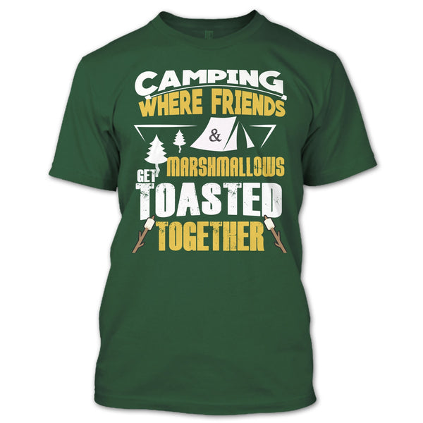 Camping T Shirt, where Friends Marshmalows T Shirt