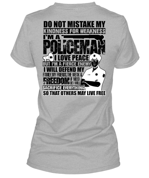 I'm A Policeman T Shirt, I Love Police T Shirt