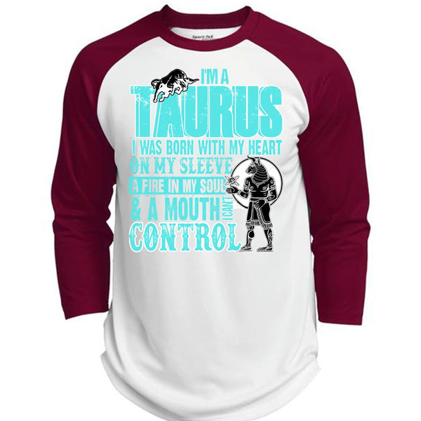 I'm A Taurus T Shirt, I Love Taurus T Shirt, Awesome T-Shirts  (Polyester Game Baseball Jersey)