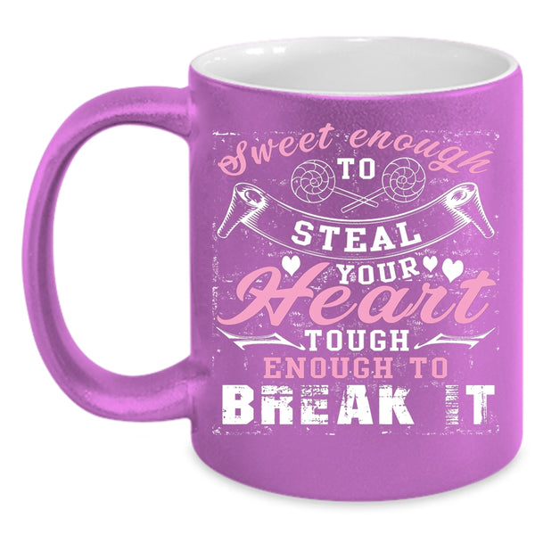 Sweet Enough To Steal Your Heart Coffee Mug, Cute Nurses Coffee Cup