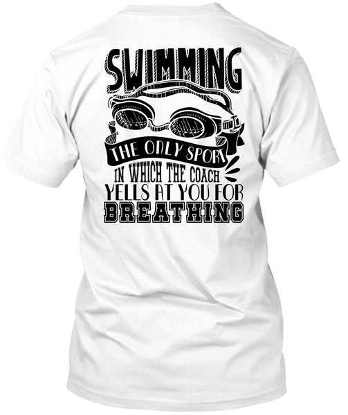 A black t-shirt with the shopify logo