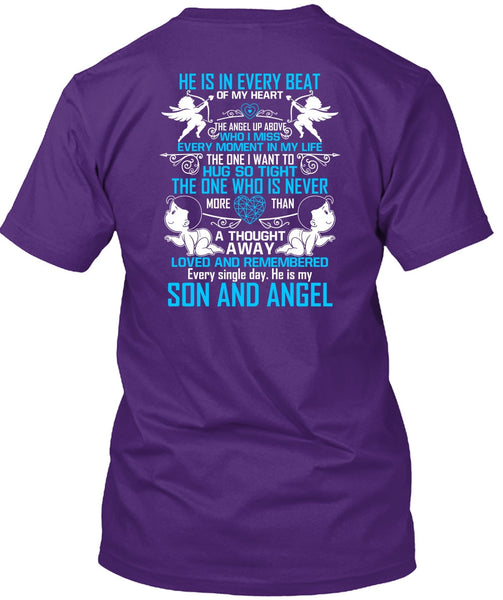 Beat Of My Heart T Shirt, Son And Angel T Shirt