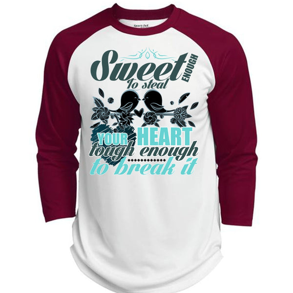 Sweet Enough To Steal Your Heart T Shirt, I Love Husband T Shirt, Awesome T-Shirts  (Polyester Game Baseball Jersey)