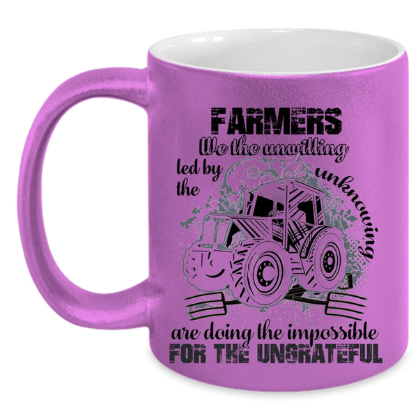 Cool Gift For Farmer Coffee Mug, Farmers Accent Mug